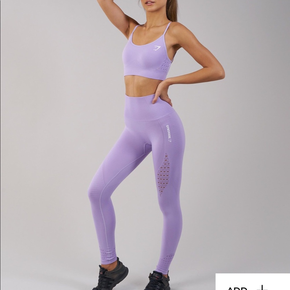 NWT gymshark energy seamless lilac leggings